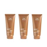 Pachet 3 x Balsam Hidratant pentru Par Uscat si Lipsit de Stralucire cu Squalan & Omega 9 - Wella Professionals Ultimate Smooth cu Efect Anti-electrizare, 200 ml