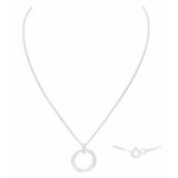 Colier din argint 925 cu dublu lantisor, model Triple Circle, 2 g
