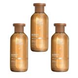 Pachet 3 x Sampon Hidratant pentru Par Uscat si Lipsit de Stralucire cu Squalan & Omega 9 - Wella Professionals Ultimate Smooth cu Efect Anti-electrizare, 250 ml
