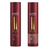 Pachet cu Ulei de Argan - Londa Professional Velvet Oil: Sampon 250 ml, Balsam 250 ml