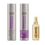 Pachet Intens Hidratant - Londa Professional Deep Moisture & Velvet Oil: Sampon 250 ml, Balsam 200 ml, Ulei de Argan 30 ml