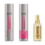Pachet pentru Par Vopsit - Londa Professional Color Radiance & Velvet Oil: Sampon 250 ml, Balsam 250 ml, Ulei de Argan 30 ml