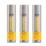 Pachet 3 x Balsam Reparator - Londa Professional Visible Repair Conditioner, 250 ml