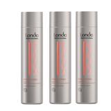 Pachet 3 x Sampon pentru Par Ondulat - Londa Professional Curl Definer Shampoo, 250 ml
