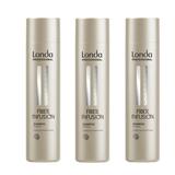 Pachet 3 x Sampon cu Cheratina - Londa Professional Fiber Infusion Keratin Shampoo, 250 ml