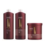 Pachet cu Ulei de Argan - Londa Professional Velvet Oil: Sampon 1000 ml, Balsam 1000 ml, Masca 750 ml