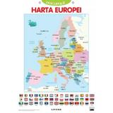 Descopera! Harta Europei. Planse educationale, editura Litera