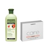 Pachet Impotriva Caderii Parului pentru Scalp Sensibil - Subrina Professional: Sampon Recept Caffeine Tandem 400 ml, Fiole Care Scalp 5 x 10 ml