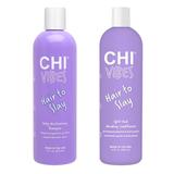 Pachet Hidratant - CHI Vibes Hair To Slay Daily Moisturizing: Sampon 355 ml, Balsam 355 ml