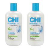 Pachet Hidratant pentru Par Uscat si Deteriorat -  CHI HydrateCare – Hydrating: Sampon 355 ml, Balsam 355 ml