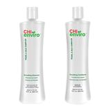 Pachet pentru Netezire - CHI Farouk Enviro Smoothing: Sampon 355 ml, Balsam 355 ml