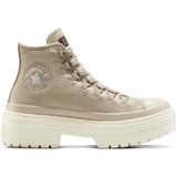 Pantofi sport femei Converse Chuck Taylor All Star Lugged Heel Platform Waterproof Leather A12981C, 38, Bej