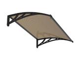 Copertina Premium de usa 120x60cm, brate negre, placa 6 mm intreaga bronz