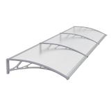 Copertina PREMIUM de usa 300x100cm, brate gri, placa 6mm intreaga transparent