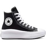 Pantofi sport unisex Converse Chuck Taylor All Star Move Platform Leather A04294C, 38, Negru