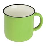 Cana vintage, Verde, 350 ml, Piksel, Ceramica, ø8,9×8,2 cm