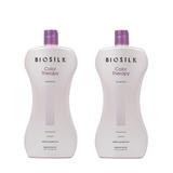 Pachet 2 x Sampon pentru Par Vopsit - Biosilk Farouk Color Therapy Shampoo, 1006 ml