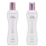Pachet pentru Par Vopsit - Biosilk Farouk Color Therapy: Sampon 355 ml, Balsam 355 ml