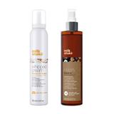 Pachet pentru Par Deteriorat - Milk Shake Integrity: Balsam Spuma, 200 ml + Spray Tratament, 250 ml