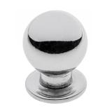 Buton pentru mobila WP-1155, finisaj crom GT, D:17 mm