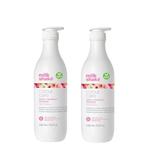 Pachet 2 x Sampon pentru Par Vopsit - Milk Shake Colur Care Colour Maintainer Shampoo with Flower Fragrance, 1000 ml