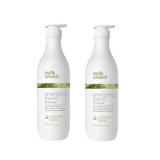 Pachet 2 x Sampon pentru Par Fin, Subtire si Fragil - Milk Shake Energizing Blend Shampoo, 1000 ml