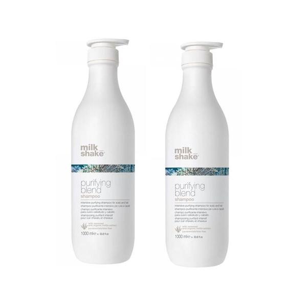 Pachet 2 x Sampon pentru Par cu Matreata - Sampon Milk Shake Scalp Care Purifying Blend, 1000 ml