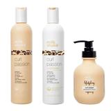 Pachet pentru Par Ondulat si Cret - Milk Shake Curl Passion & Lifestyling: Sampon, 300 ml + Balsam, 300 ml + Fluid pentru Definirea Buclelor, 200 ml