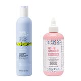 Pachet pentru Par Neted, Matasos si Stralucitor - Milk Shake No Frizz & Insta.Lotion: Sampon  300 ml + Masca Lichida Instant, 250 ml