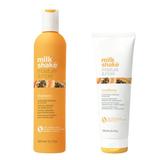 Pachet Hidratant pentru Par Uscat - Milk Shake Moisture & More: Sampon, 300 ml + Balsam, 250 ml