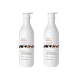 Pachet 2 x Sampon Nutritiv pentru Par Uscat si Deteriorat - Milk Shake Integrity & Strength Nourishing Shampoo, 1000 ml