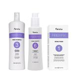 Pachet Tratament pentru Par Vopsit sau Decolorat - Fanola Fiber Fix: Sampon, 1000 ml + Balsam Leave-In, 195 ml + Tratament, 300 ml