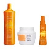 Pachet Tratament Complet pentru Par Uscat - Fanola Wonder Nourishing: Sampon, 1000 ml + Masca, 500 ml + Spray Nutritiv, 150 ml