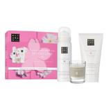 Set Cadou Rituals The Ritual of Sakura Crema de corp, 70 ml, Gel de dus, 50 ml, Lumanare parfumata 25g
