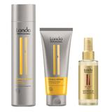 Pachet Reparator - Londa Professional Visible Repair: Sampon 250 ml, Masca 200 ml, Ulei de Argan 30 ml