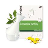 Kit Inhalatii: Inhalator + 15 Capsule Monodoza (Uleiuri Esentiale 100% Bio) - Alchida Pranarom Aromaforce, 1 pachet