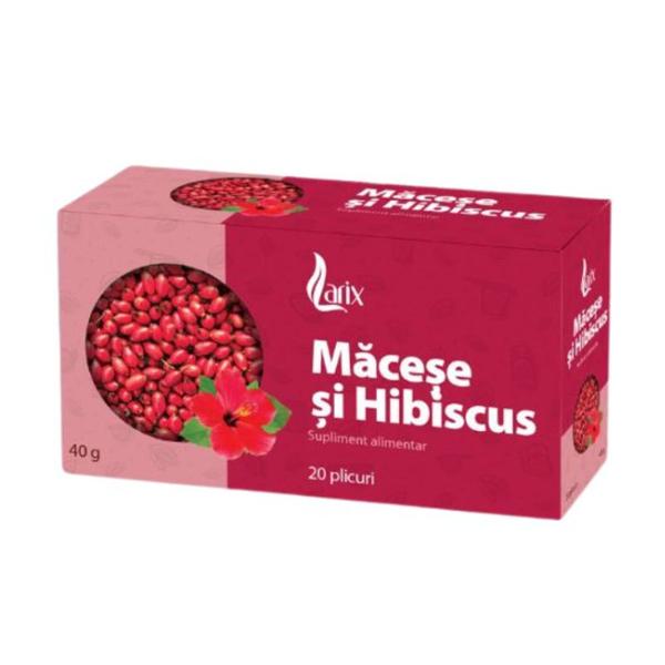 SHORT LIFE - Ceai Macese si Hibiscus Larix, 20 doze