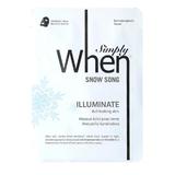 SHORT LIFE - Masca pentru Luminozitate cu Vitamina C Snow Song Simply When, 23 ml