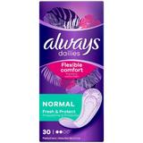 SHORT LIFE - Absorbante Zilnice - Always Dailies Flexible Comfort Normal Fresh & Protect, 30 buc