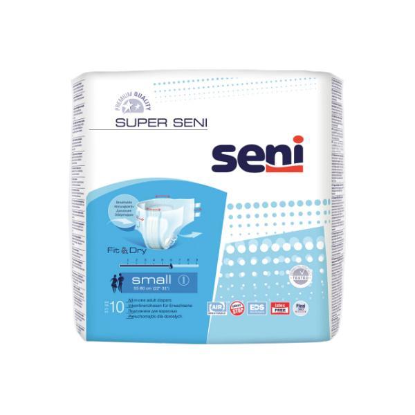 SHORT LIFE - Scutece pentru Adulti - Seni Super Fit&Dry Small 1, 10 buc