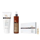 Pachet pentru Par Deteriorat - Milk Shake Integrity: Masca Tratament, 200 ml + Spray Tratament, 250 ml + Fiole Tratament, 8 x 12 ml
