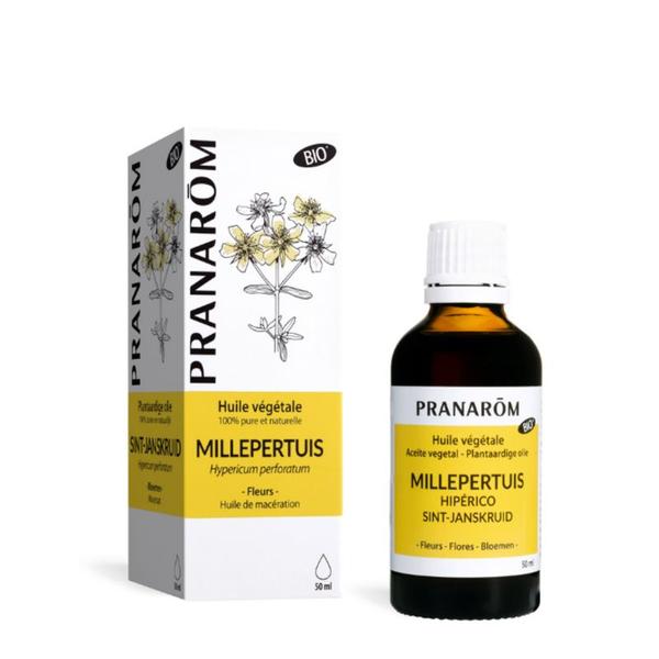 Ulei de Sunatoare Bio - Pranarom Huile Vegetale Millepertuis Bio, 50 ml
