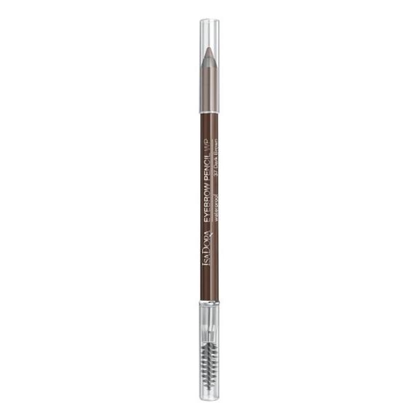 Creion de Sprancene Rezistent la Apa - Isadora Eyebrow Pencil Waterproof, nuanta 37 Dark Brown, 1,2 g