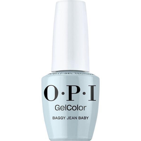 Lac de Unghii Semipermanent Hema-Free - OPI Gel Color, Mani-tude Collection, nuanta Baggy Jean Baby, 15 ml