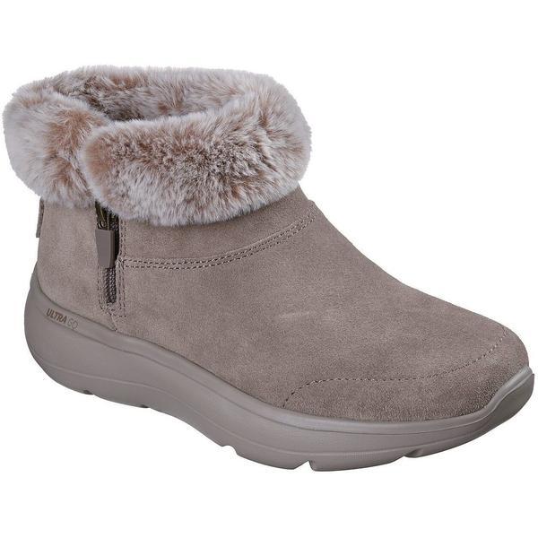 Ghete femei Skechers On-the-go Encore - Snow-cappe 144848-DKTP, 35, Gri