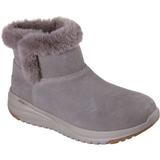 Ghete femei Skechers On-the-go Stellar - Cozy Step 144775-DKTP, 36, Gri