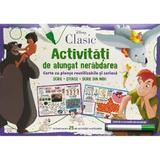 Activitati de alungat nerabdarea. Carte cu planse reutilizabile si carioca. Disney