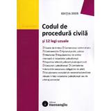 Codul de procedura civila si 12 legi uzuale act.15.09.2025, editura Hamangiu