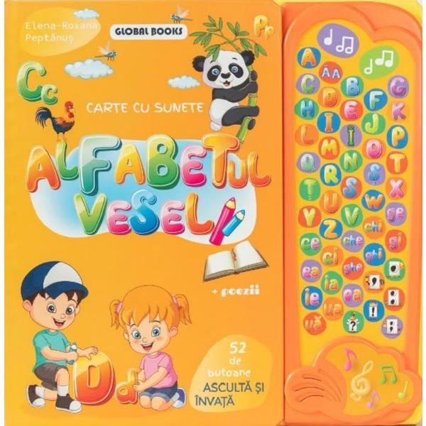 Alfabetul Vesel - Carte Cu Sunete - Elena-roxana Peptanus