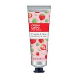 Crema de corp parfumata cu capsuni si aloe, - Family Bioearth, 75 ml
